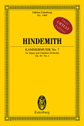 cover Chamber Music No. 7, Op. 46 No. 2 Study Scores sheet music cover